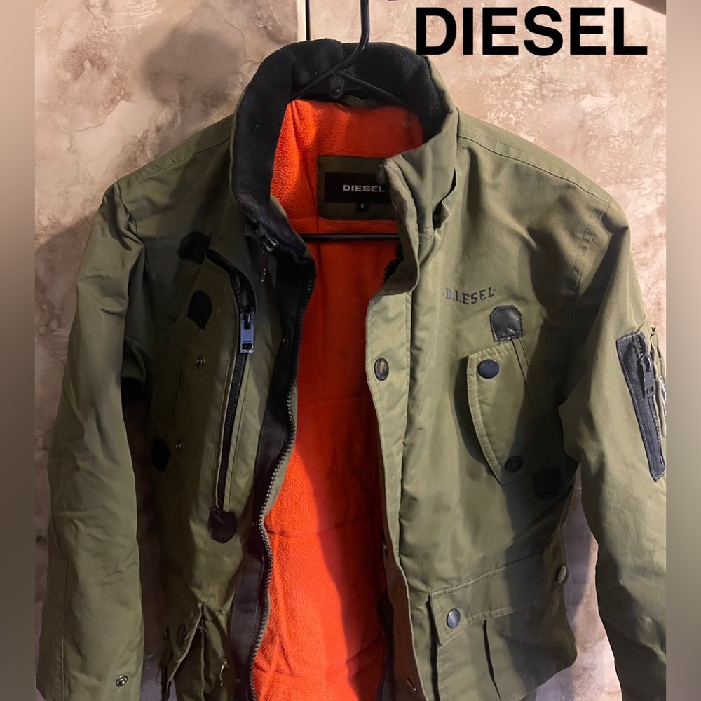 Diesel Olive Green Jacket - Picture 6 of 6